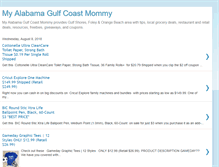 Tablet Screenshot of myalabamagulfcoastmommy.com